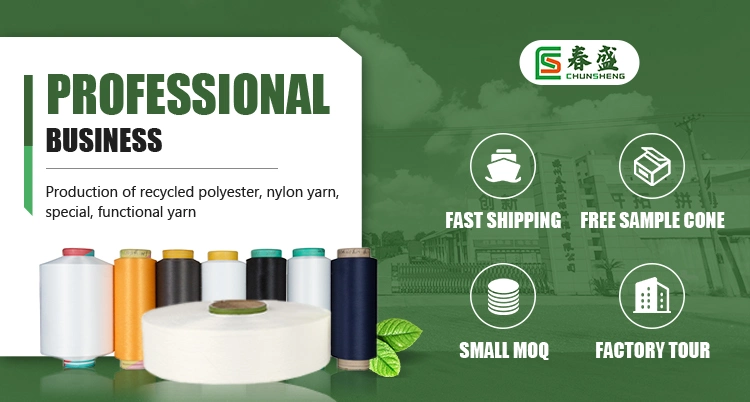 Polyester Elastic Yarn in Recycled SD Yarn Sph